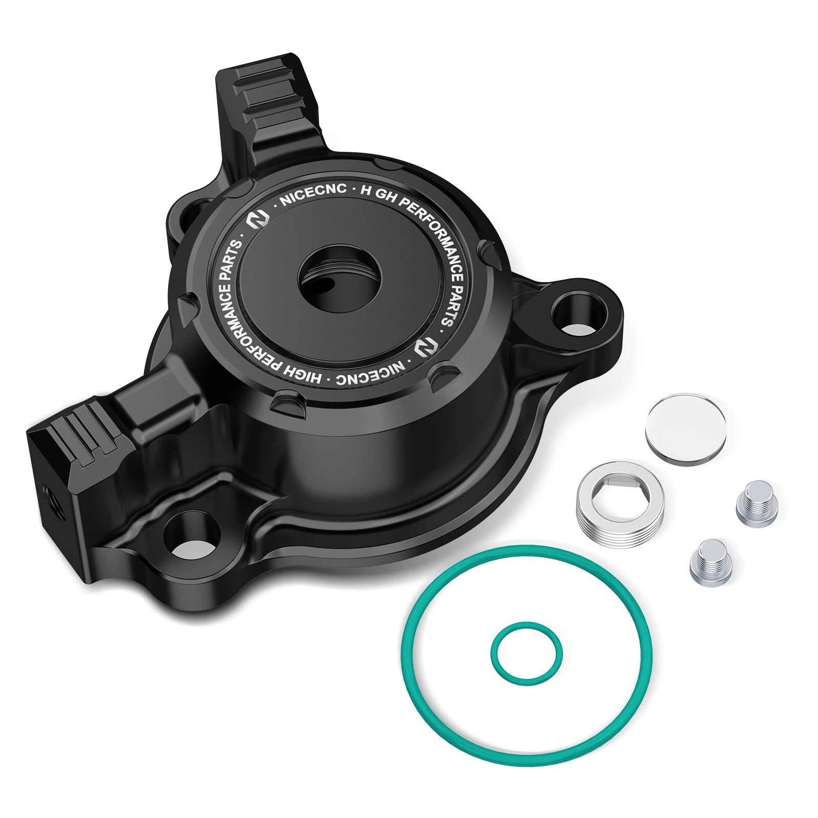 NICECNC Für Yamaha YFZ450R YFZ450X 2009-2024 Transparente Motorölfilter-Abdeckkappe Aluminium Rostschutz ATV Zubehör – Detail 11
