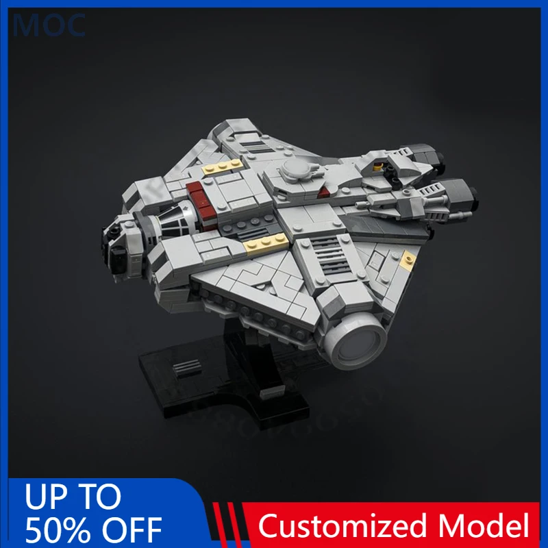 

792 PCS Star Scuffle Ghost from 75375 Falcon MOC Customize Modular Building Block Technology Educational DIY Toy Birthday Gift