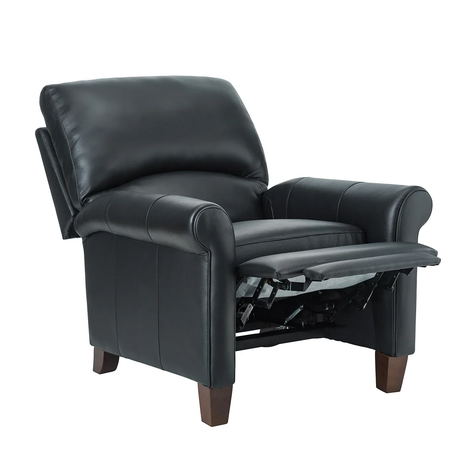 

# Кожаное ручное кресло с откидной спинкой, кресло с высокой спинкой для гостиной