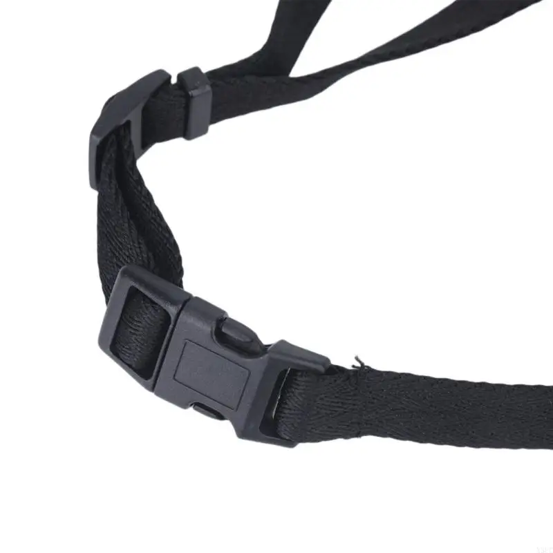 Daily Use Dog Mouth Cover with Soft Fabric Body and Head Strap for Training Guidance and Public Routine Support X3UC