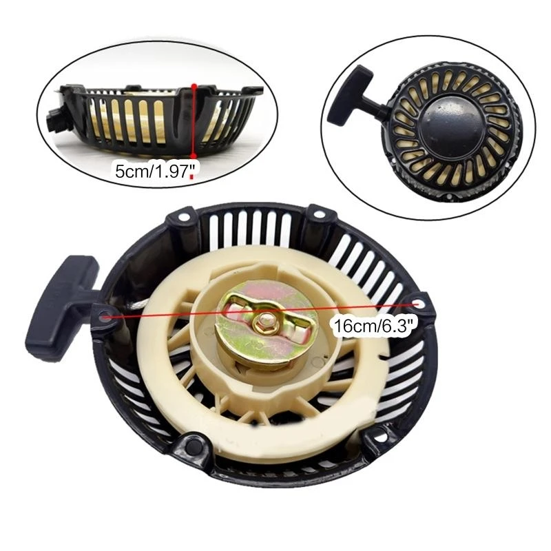 

A2UC Recoil Pull Start Starter для 168F170 Замена аксессуара для замены газонокосилки.