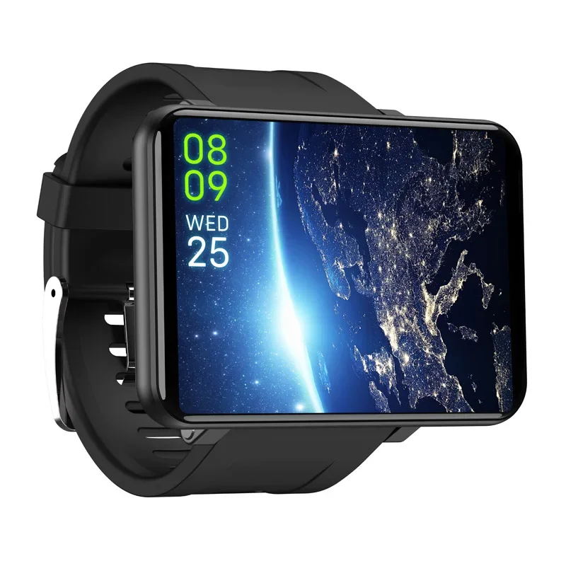 DM100 Android Smart Watch IPS Touch Control doppia fotocamera GPS BT Call/WIFI Heart Rate Tracker bussola calendario rispondi alla chiamata