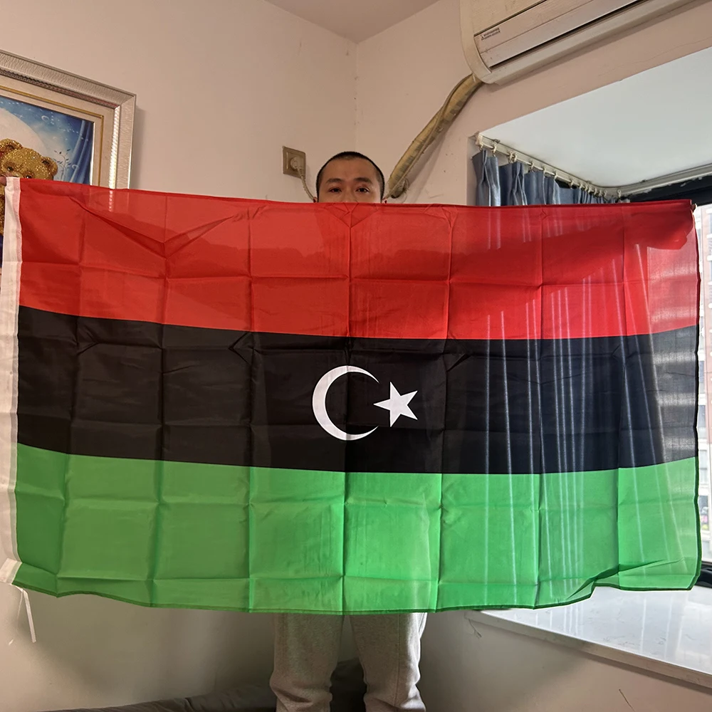 

SKY FLAG Libya National Flag 90x150cm 3x5fts Hanging polyester Libya flag for indoor Outdoor Advertising home Decoration