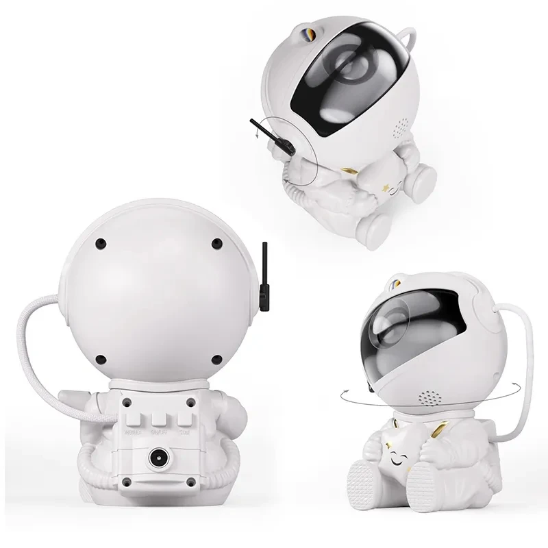 Star Projector Galaxy Night Light Astronaut Space Projector Starry Nebula Ceiling LED Lamp for Bedroom Home Decorative kids gift