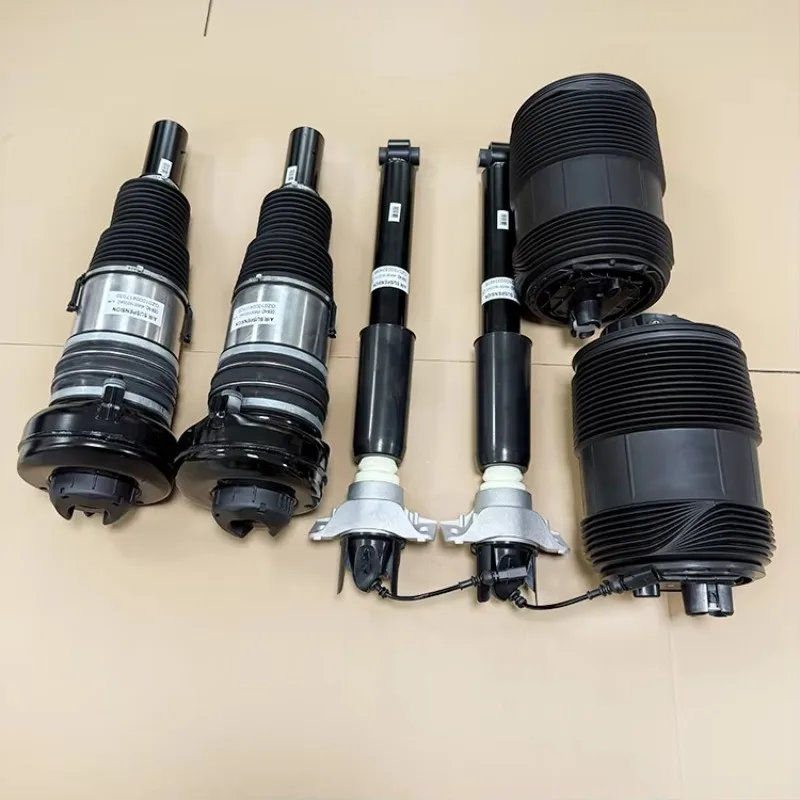 6PCS Front Rear Shock Absorber + Air Spring Bellow for Q74M Q8 Bentayga 18 24 4M0616040AC 4M0513021AC Long Service Life