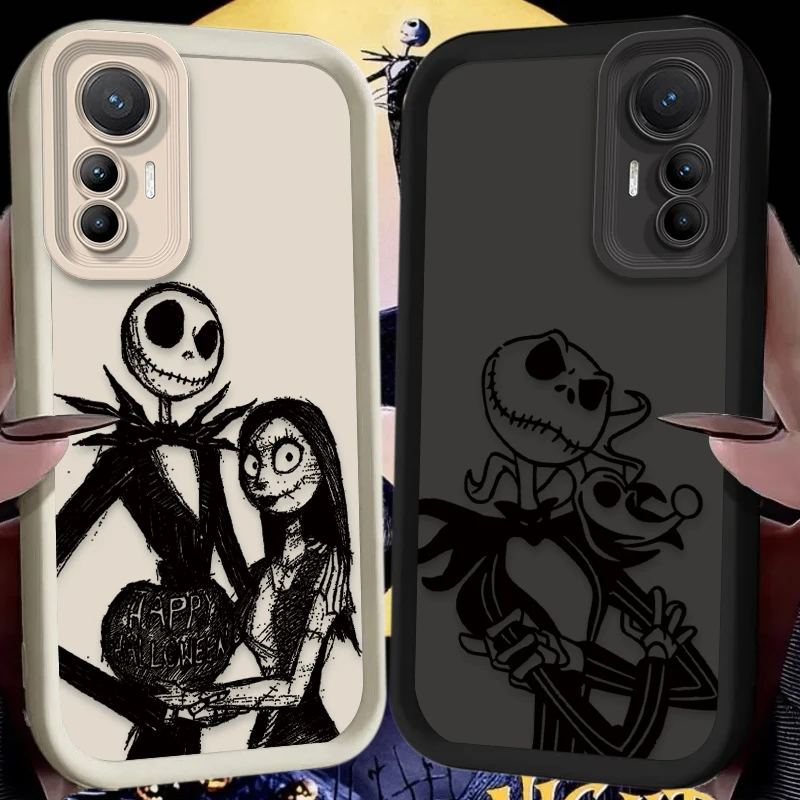 Disney The Nightmare Jack Case for Xiaomi POCO F6 X6 X5 X4 GT X3 NFC F3 F4 F5 M6 Pro 4G M5S C65 13T 12T 11T 13 12 11 Lite 5G NE