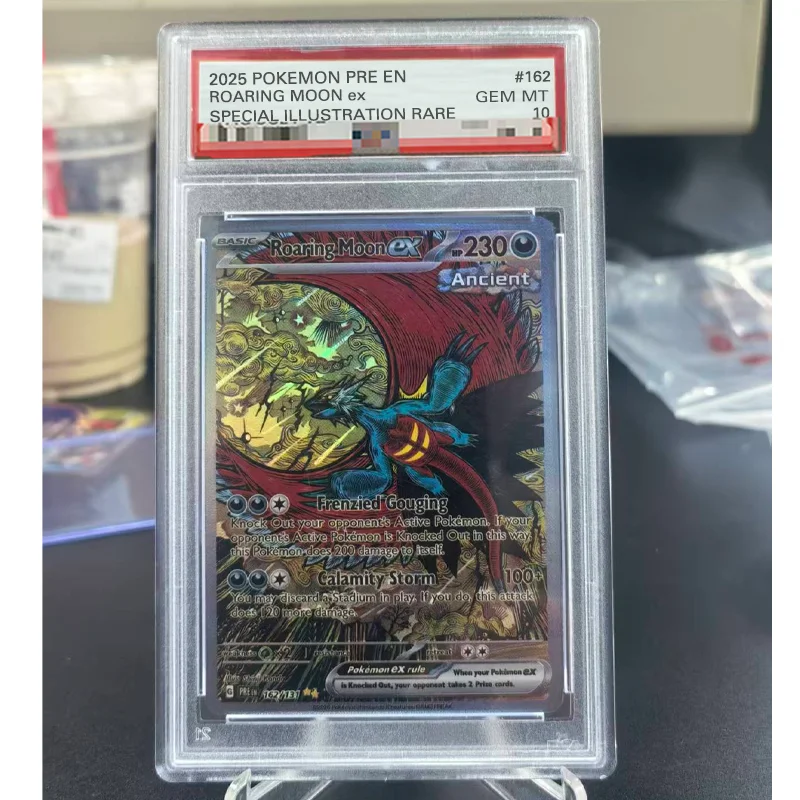 Kartu Diy Pkm Ptcg Kartu Ptcg Bahasa Inggris Kartu Rating Scarlet Violet Paldean Fates Gardevoir Ex 233 Mew Ex 053 Roaring Moon 162 Kartu Anime