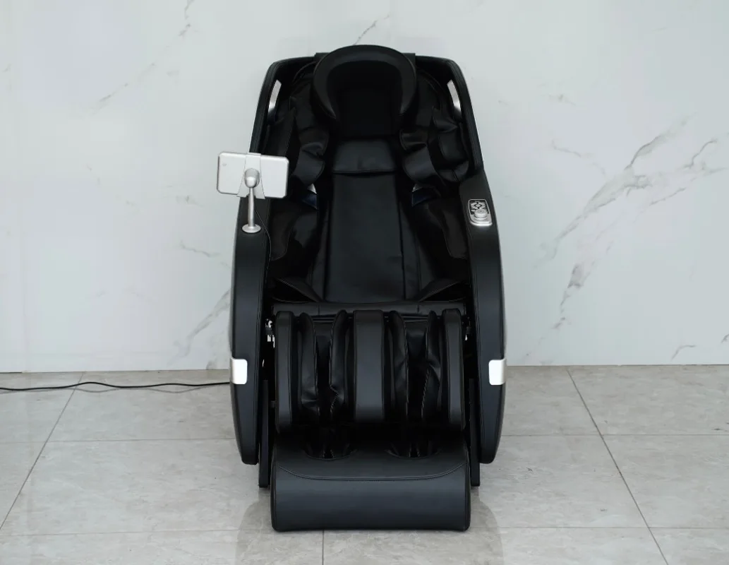 2026  Fixed Point Model 8D Massage Chair Zero Gravity  Electric Shiatsu Heat Air Pressure Foot Roller Portable Folding