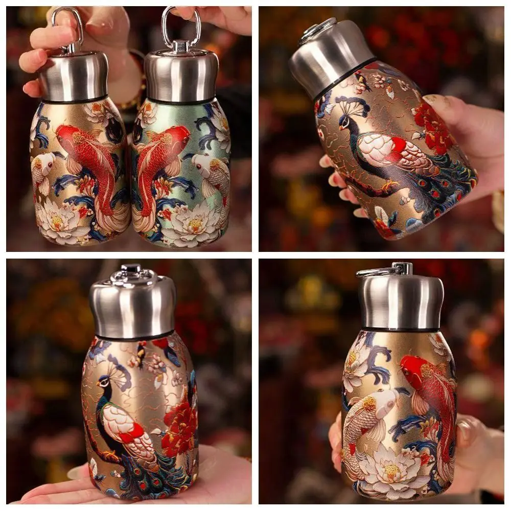 

Creative Gift 316 Stainless Steel Insulated Cup 300ml Leak Proof Coffee Mug Durable Portable Hot Cold Water Bottle Sports