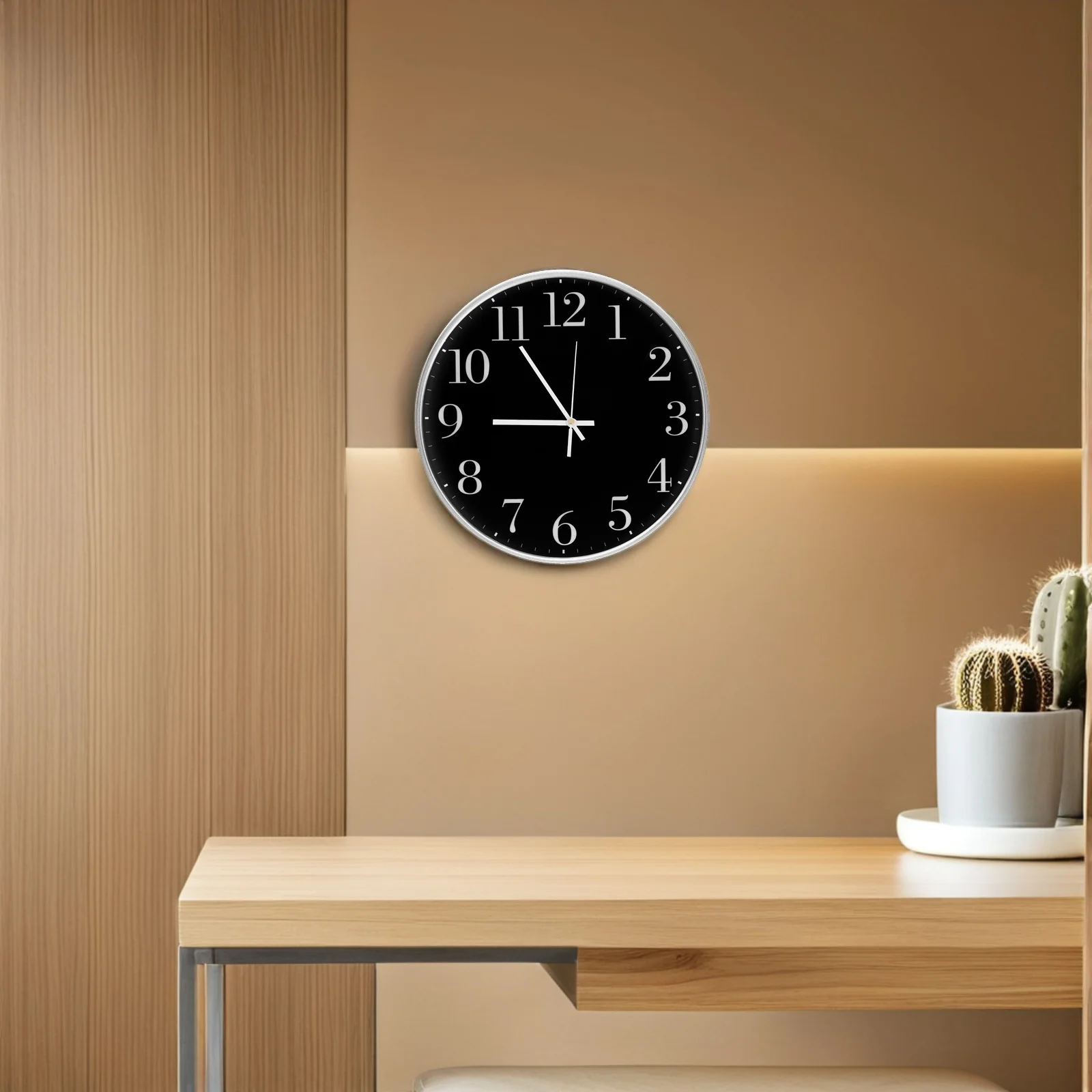 

10Sets DIY Quartz Clock Movement Kit Non-Ticking Wall Clock Replacement Mechanism Metal Hands for Frameless Art Cross Stitch