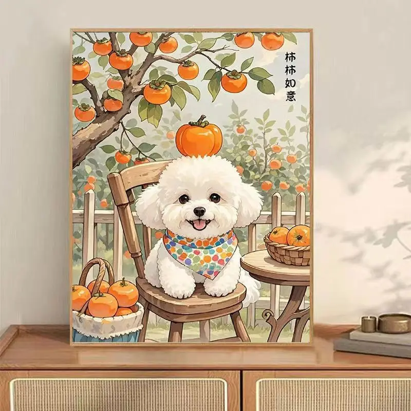 

4165551 Digital oil painting living room decorative painting sofa background wall hanging painting
