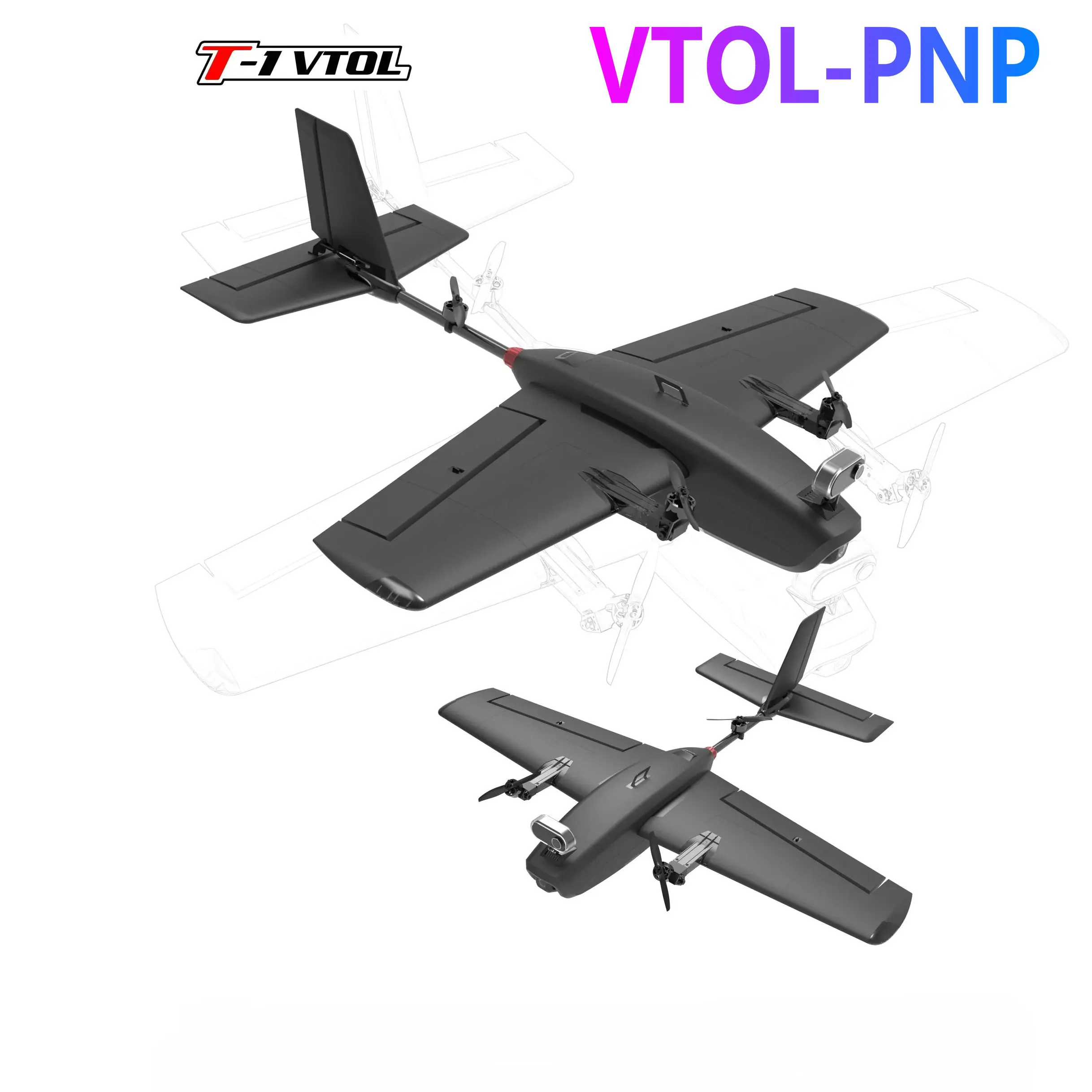 HEEWING/HEE WING w magazynie: T-1 VTOL-PNP samolot FPV Rozpiętość skrzydeł 730MM samolot EPP-zdalnie sterowany samochód PNP