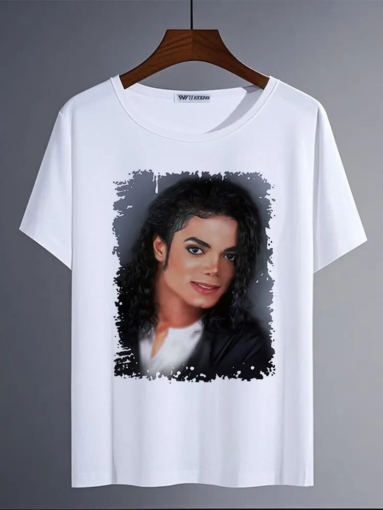 Michael Jackson Memorial T-Shirt - Celebrity Iconic Fashion Brand Short Sleeve Children's Adult Shirt Summer