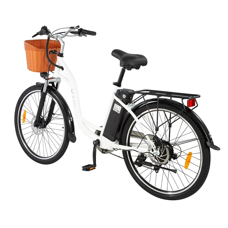 DYU C6 EU Warehouse 26 Inch Ebike New Design Smart Classic And Vintage Mountain Electric Bike For Adults