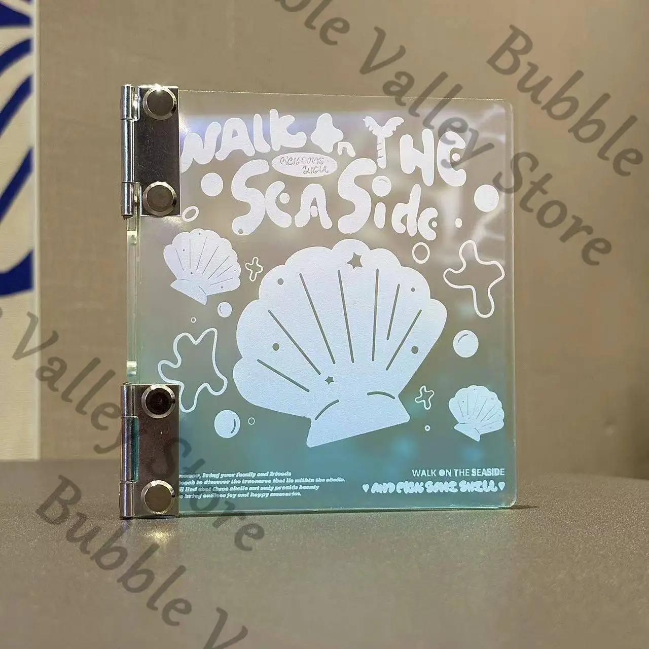 Anime Love and Deepspace Rafayel Conch Cosplay Acrylic One Grid Card Book Cartoon Real-time Imaging Cards Storage Album Gift