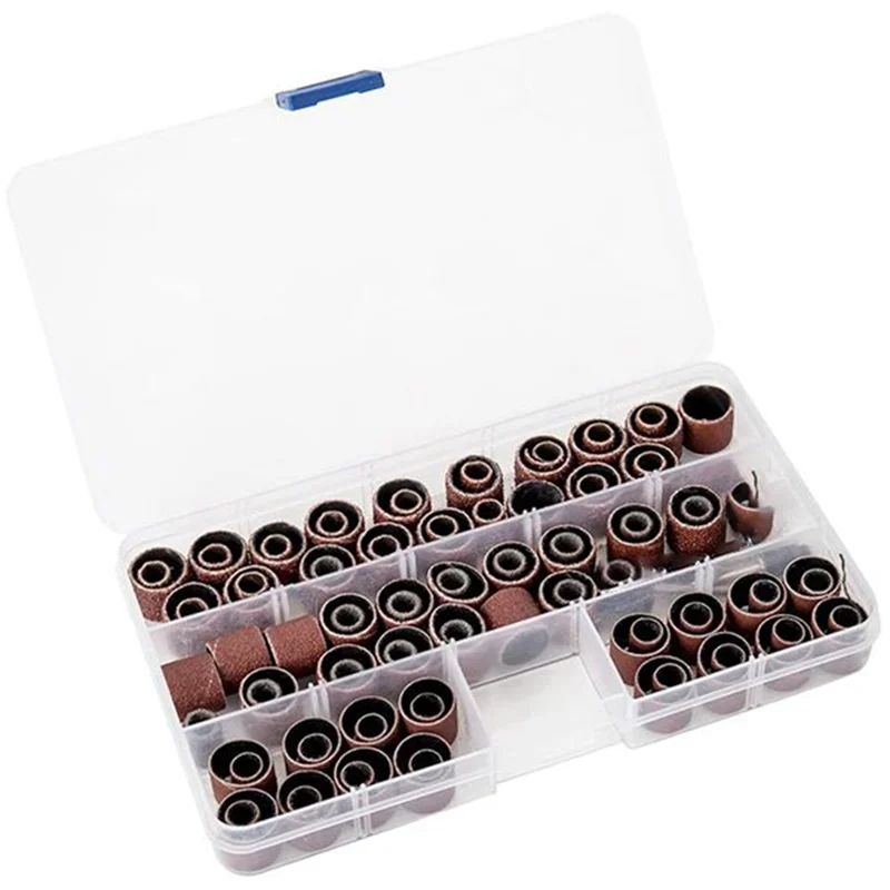 104 Stuk Schuurband Socket Drum Sander Set Nagelboor Schuurband Grof Schuurband 4 Spindel Rotary Kit