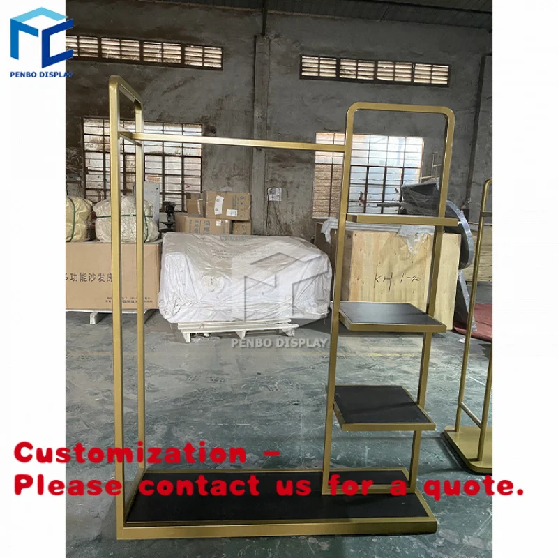 

Индивидуальный дизайн. Металлическая простая мебель для магазина одежды: витрины, стеллажи, демонстрационные шкафы для одежды.