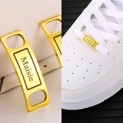 Custom Shoe Buckles for Women Men Personalized Custom Engraved Name Stainless Steel Shoes Boots Accessories Friendship Gift New