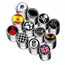 4Pcs/Set New Universal Car Bicycle Motorbike Car Tire Valve Cap Wheel Dust Covers Valve Stem Caps Cross Style Valve Cap Covers