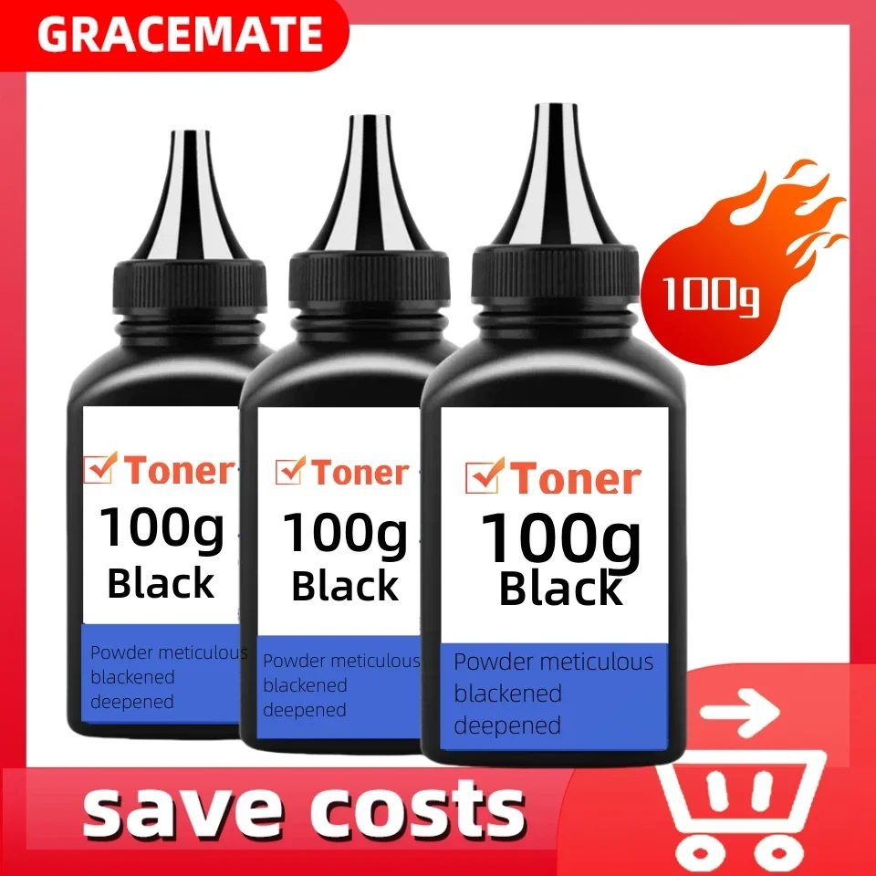 100g/pc Black Toner Refill for Samsung ML1640 ML-1640 1640 ML1641 ML2240 ML2241 MLT-D108 D108 Printer Laser Cartridge Powder