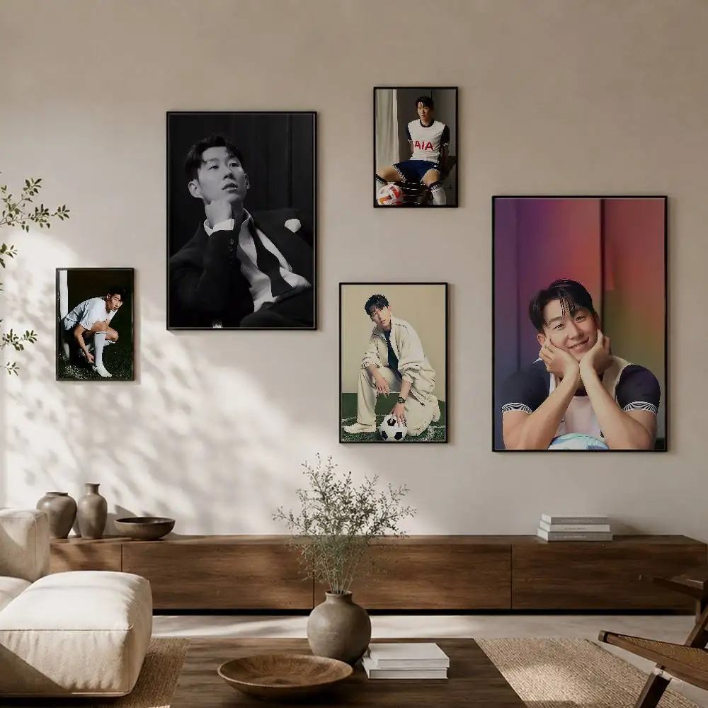 

Pride of A-Asia S-Son Heung-min HD Waterproof Self-adhesive Poster Wall Sticker Home Decor