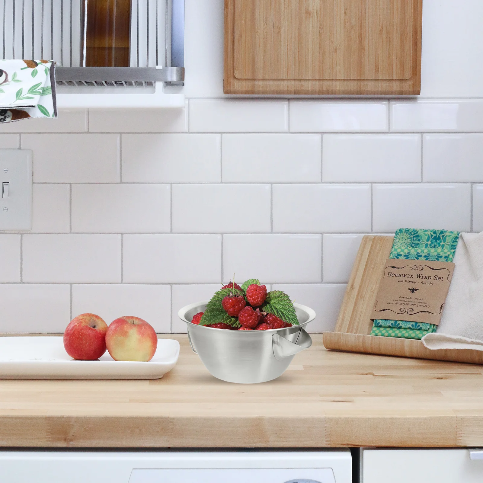 

Stainless Steel Basin 304 Thickened Kitchen Vegetable Fruit Washing Bowl Household Food Cleaning Round Basin For Meat