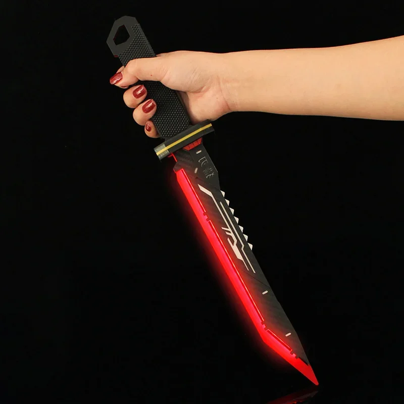 X TOY 40cm Lightsaber Acrylic Knife Naraka: Bladepoint Game Peripherals Hunter Blade Lightswrd Cosplay Prop Luminous Toys Sword