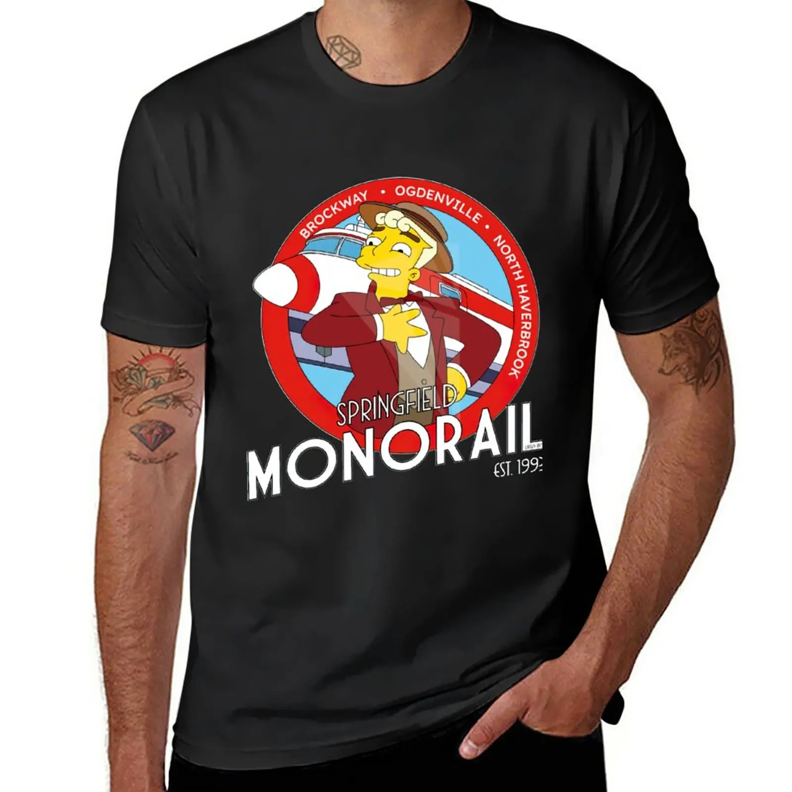 New Monorail T-Shirt oversized t shirts graphic t shirt plus size t shirts vintage t shirt mens t shirts casual stylish