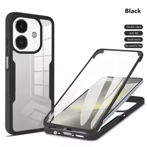 360&deg; Screen All-inclusive Protect Transparent HD Case For OPPO A5 A5X A3 A3X A40/M A96/76 Reno 14/13/12/F/Pro PC+TPU Phone Cover