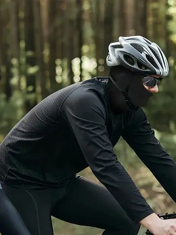 Балаклава, лыжная маска для мужчин и женщин, полнолицевая маска с капюшоном, тактическая, для езды на мотоцикле, для холодной погоды топ 6 ночной колпак - №2