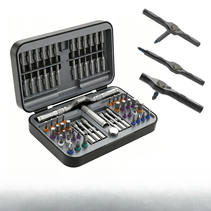 

66 In 1 Ratchet Screwdriver Set S2 Steel Bits Multifunctional Mobile Phone Repair Hardware Tool Kit
