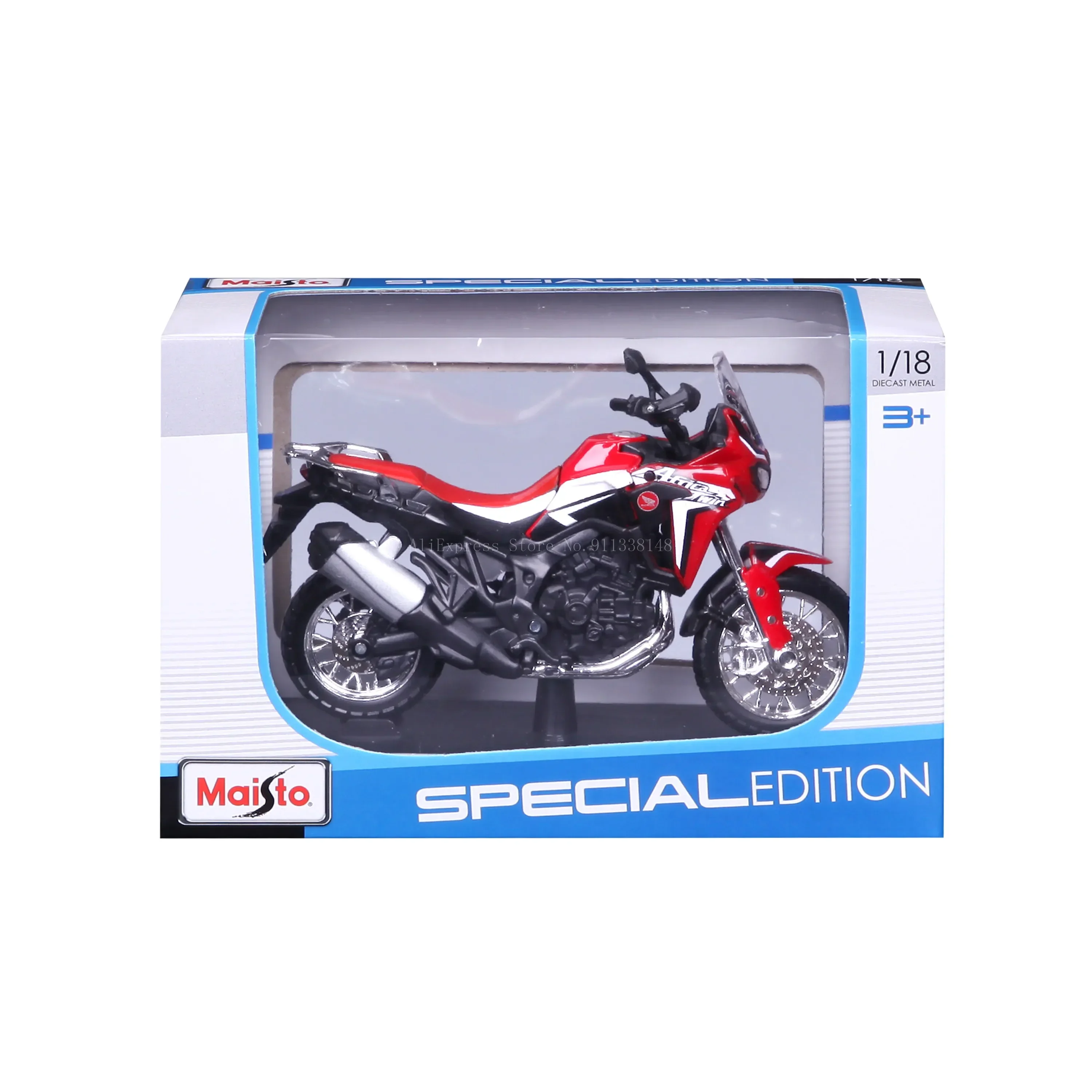 Мотоцикл Maisto в масштабе 1:18 HONDA CBR1000RR TWIN DCT, реплики с аутентичными деталями, Коллекционная модель мотоцикла, Подарочная игрушка