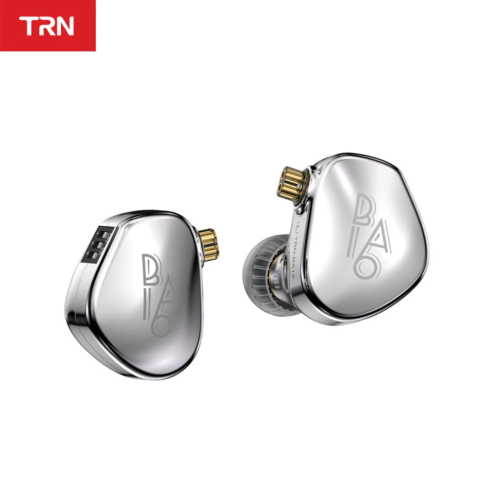 

TRN BA16 32BA Earphone HIFI Wired with Tuning Switch Cancelling HIFI Earbuds In Ear Balanced Bass Headset Replaceable cables