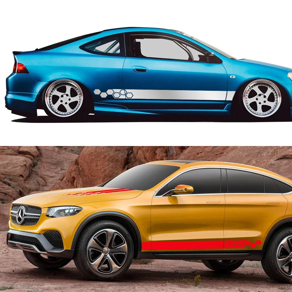 ملصقات محرك السيارة هود السيارات ضبط سباق الرياضة الشارات لأودي BMW مرسيدس فورد VW تويوتا نيسان كيا رينو هيونداي سكودا #4