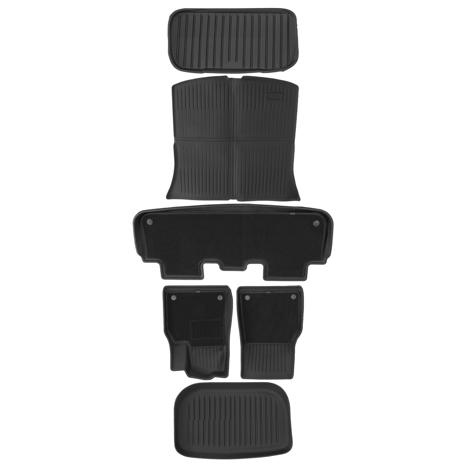 

Floor Mats and Cargo Liners TPE Full Set for Tesla Model Y Juniper 2025-2026 Automotive Floor Mats for Tesla Accseeories
