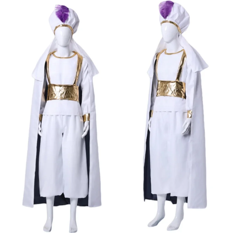 Prince Aladdin Cosplay Halloween Carnival Party Men Women Girls Children Adult Christmas Anime Costume Cos Performance costumes