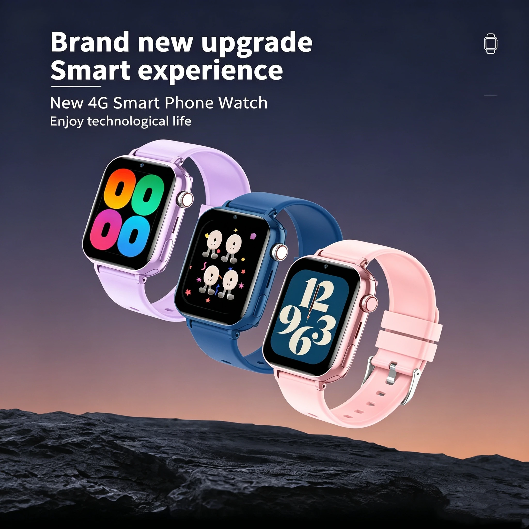 

4G Kids GPS Tracking Smartwatch with Anti-Loss Alert,Heart Rate, Blood Pressure,and Temperature Monitoring – Direct Factory Sale