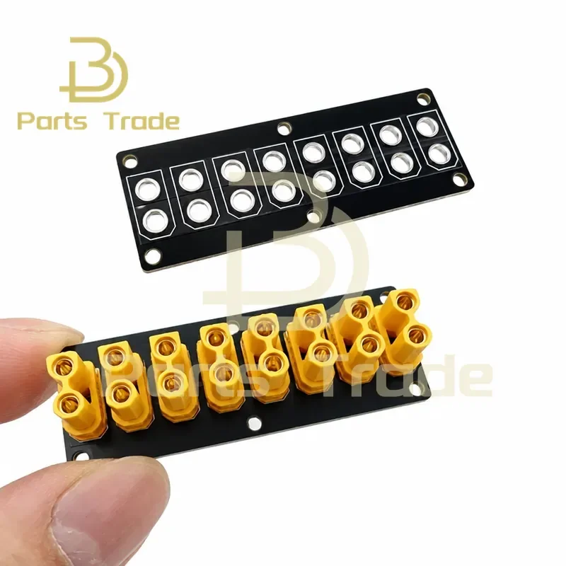 for 100A Load Current Power Distribution Board 8 Channel XT30 Plug Output Terminals 53x19mm Mini PCB for RC Car Boat DIY
