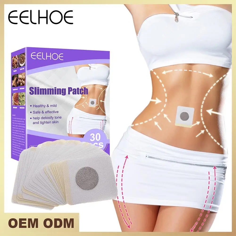 Body Sculpting Belly Stickers, Patches De Queima De Gordura, Body Firming, Patch De Cintura E Umbigo, Produtos De Perda De Peso