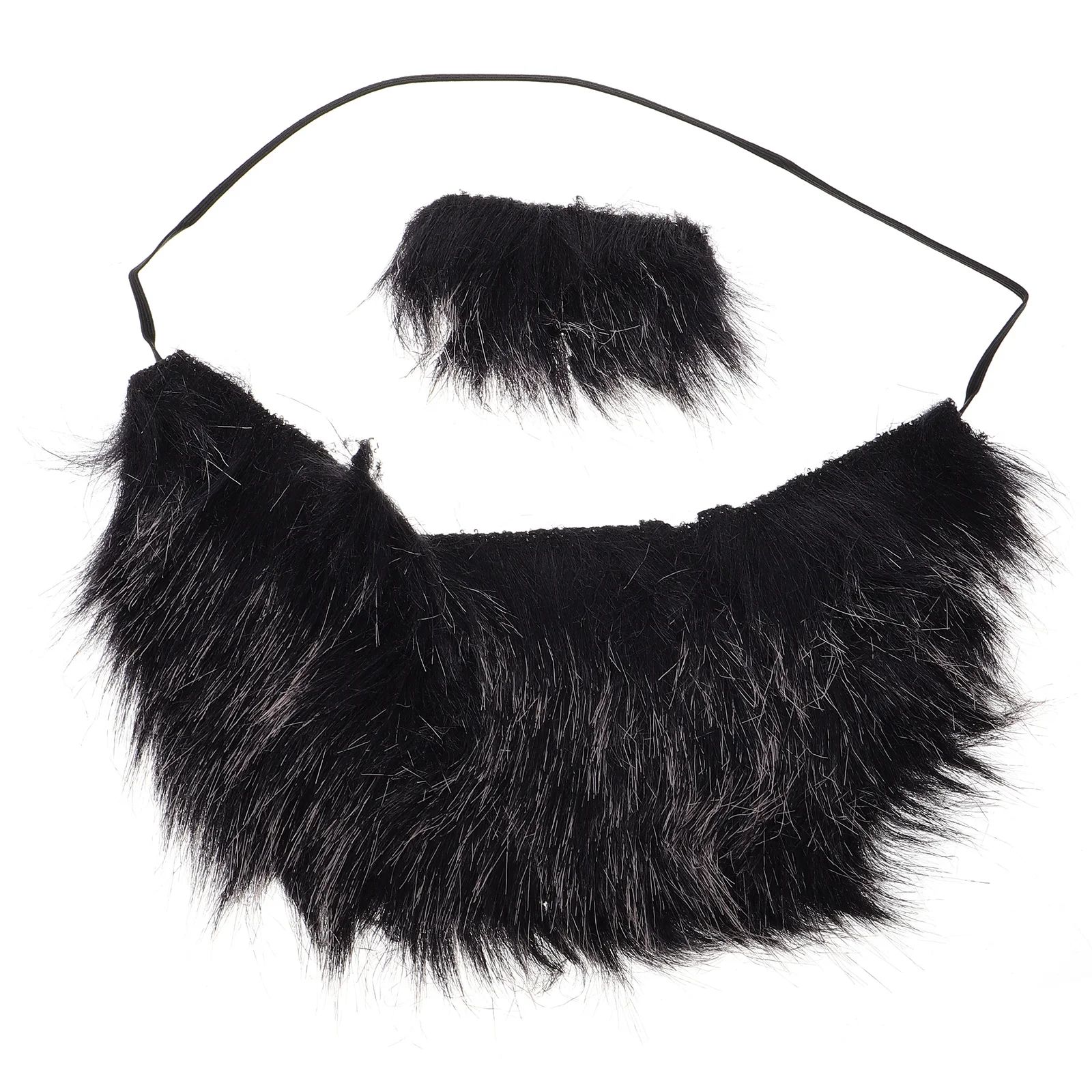 

1Set Realistic Fake Beard Cosplay Prop Facial Hair Costume Pirate Beard Halloween Party Supplies Costume Facial Hair