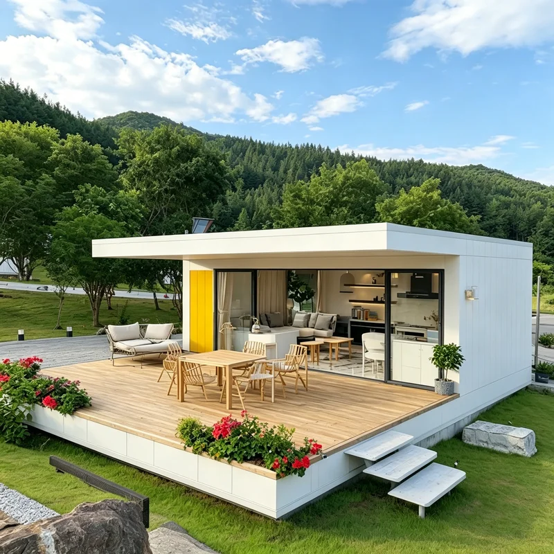 Smart Garden Sheds - Stackable Foldable Container House 4 Bedroom