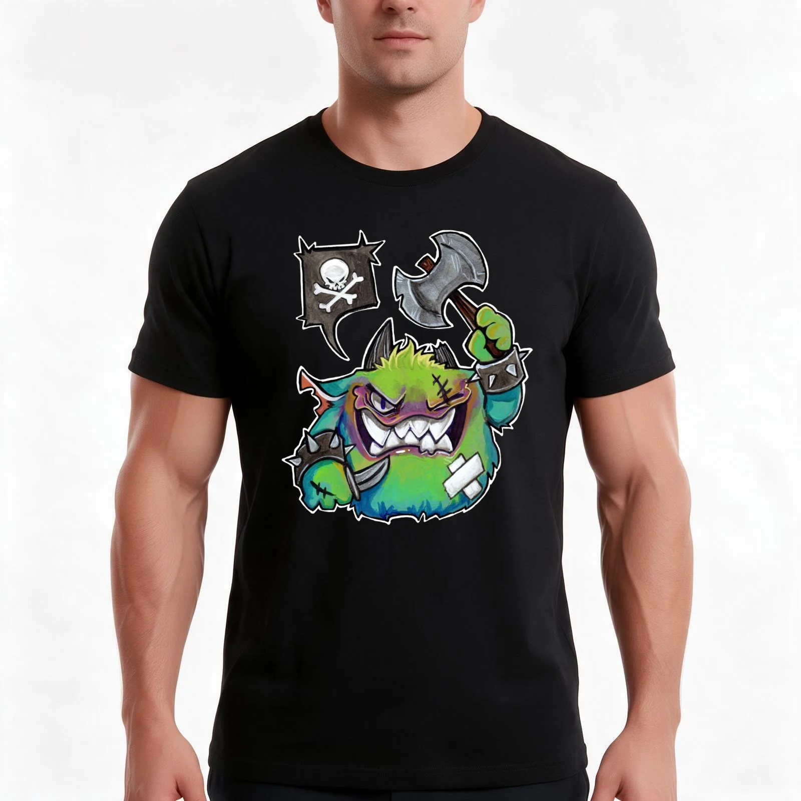 Cuddles the battle puffling T-Shirt Summer Casual Cotton Tee Oversized Streetwear Tops Vintage Graphic Print 100% Cotton