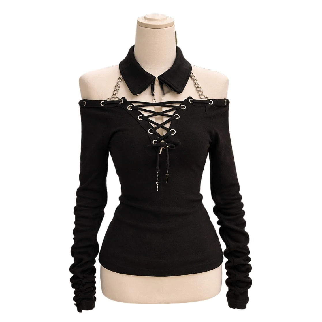 2026 Koreanische Punk-Subkultur Bedruckte Kurzarm-T-Shirts Y2K Harajuku Gothic Loose Tees Streetwear Retro 2000er Vintage Damen-Oberteile