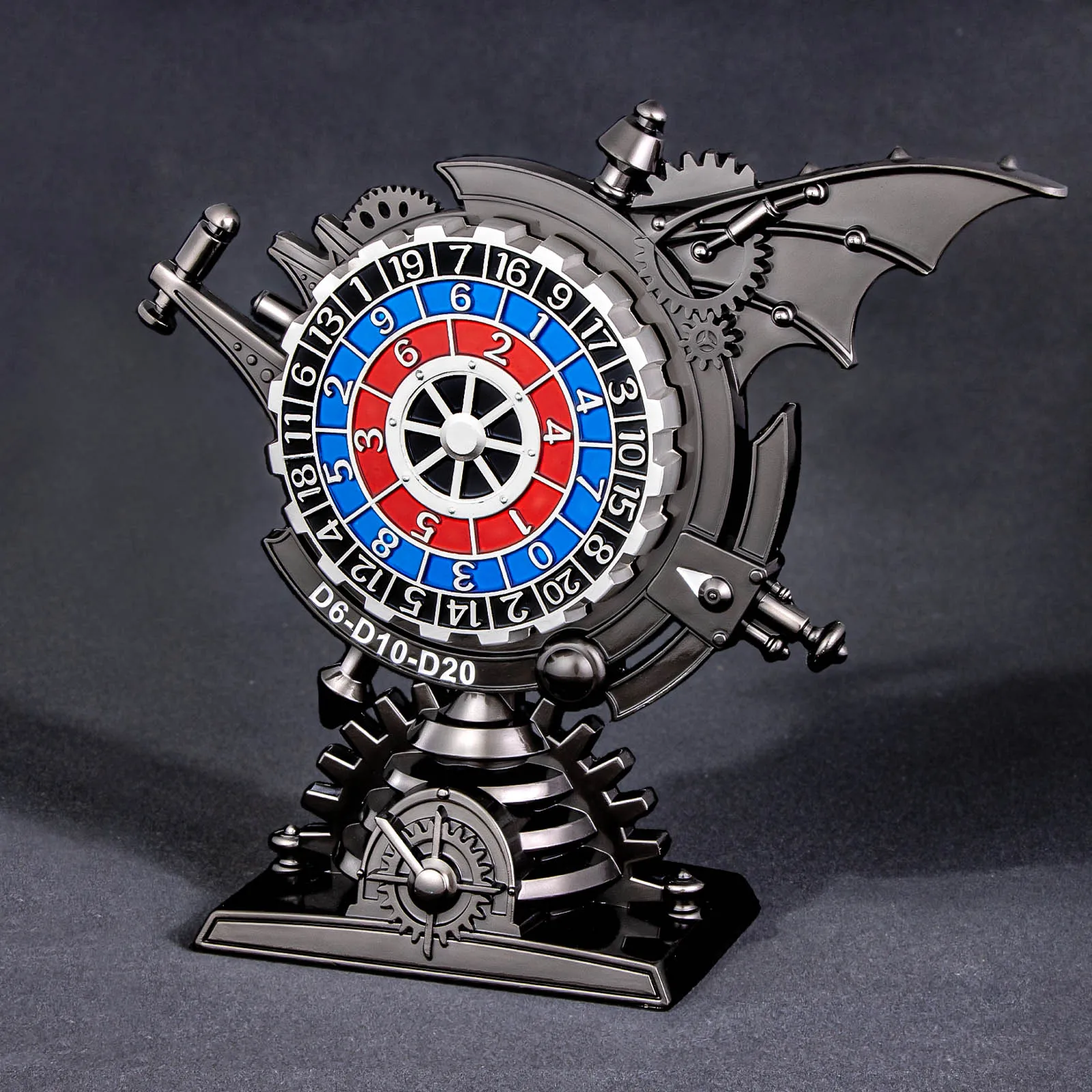 Dnd 7 em 1 dados giratórios, conjunto de dados de masmorra e dragão com caixa de presente, dados de jogo de dramatização de metal poliédricos legais d e d