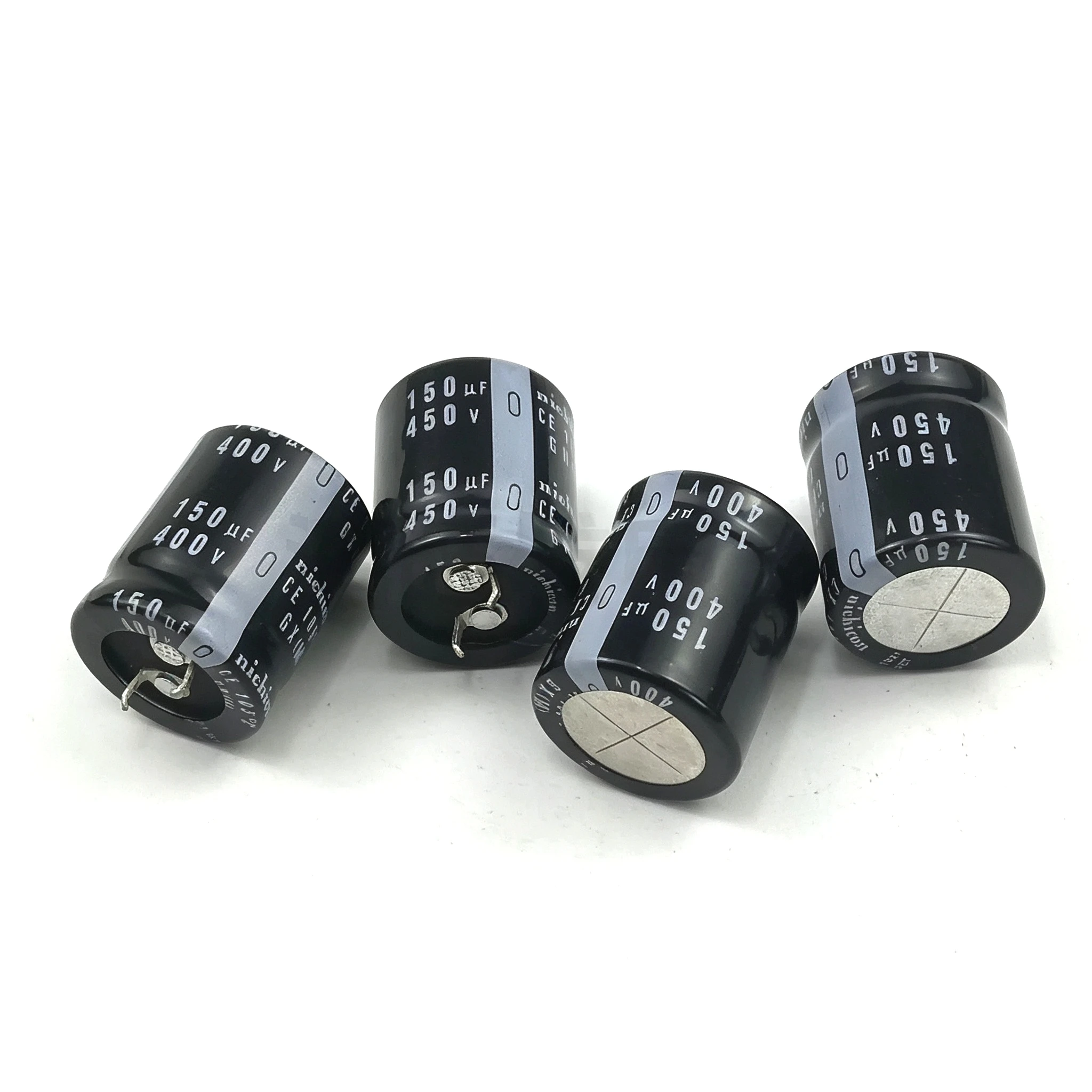 2pcs 400V 150uF  22x25 22x30 22x35 22x40 25x25 25x30 25x35 30x25 capacitor 450V150uF 400V Nichicon