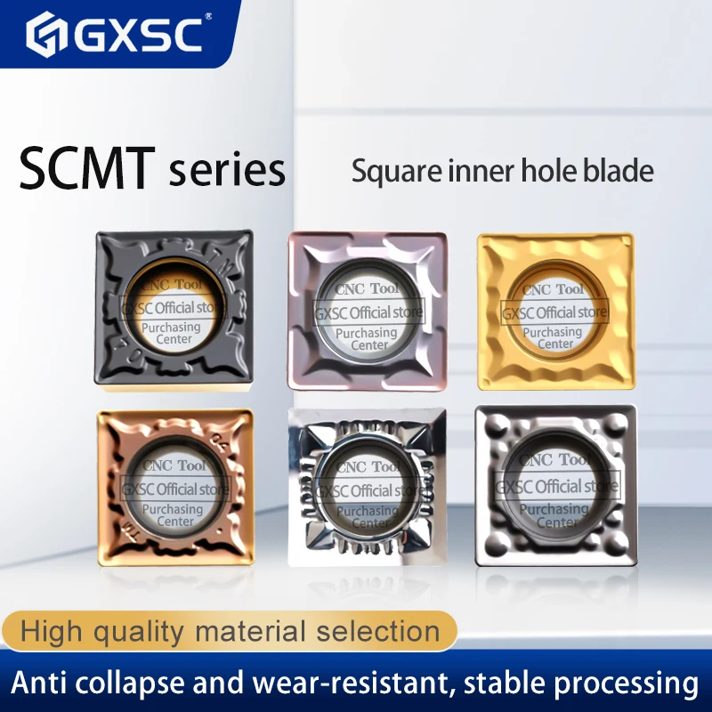 

Токарные вставки Лезвия с ЧПУ SCMT SCGT 09T304 HMP/TM G01 Высококачественный токарный станок с ЧПУ Токарный инструмент с квадратным внутренним отверстием из нержавеющей стали