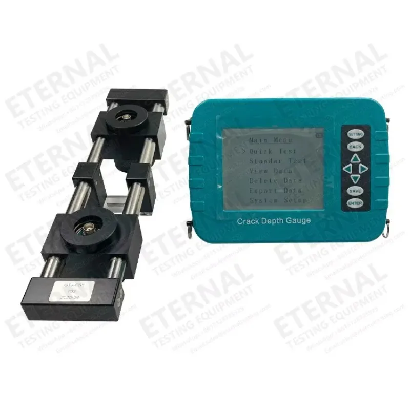 كاشف قياس عمق الكراك الخرساني للاختبار