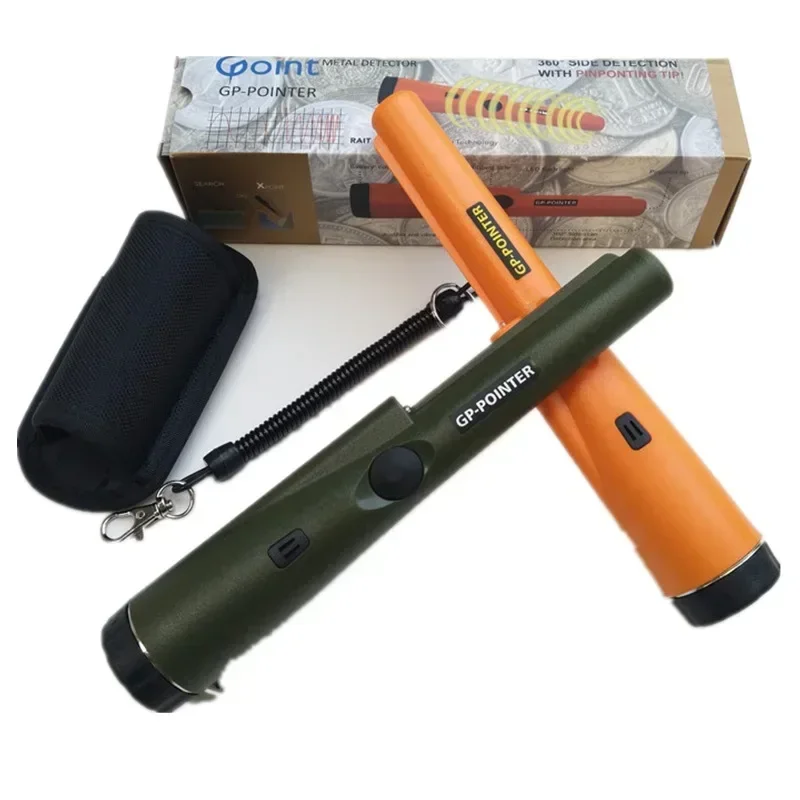 Professional Portable Handheld Metal Detector, Partial Waterproof Pinpointer, Underground Portable Gold Detector Assist Tool