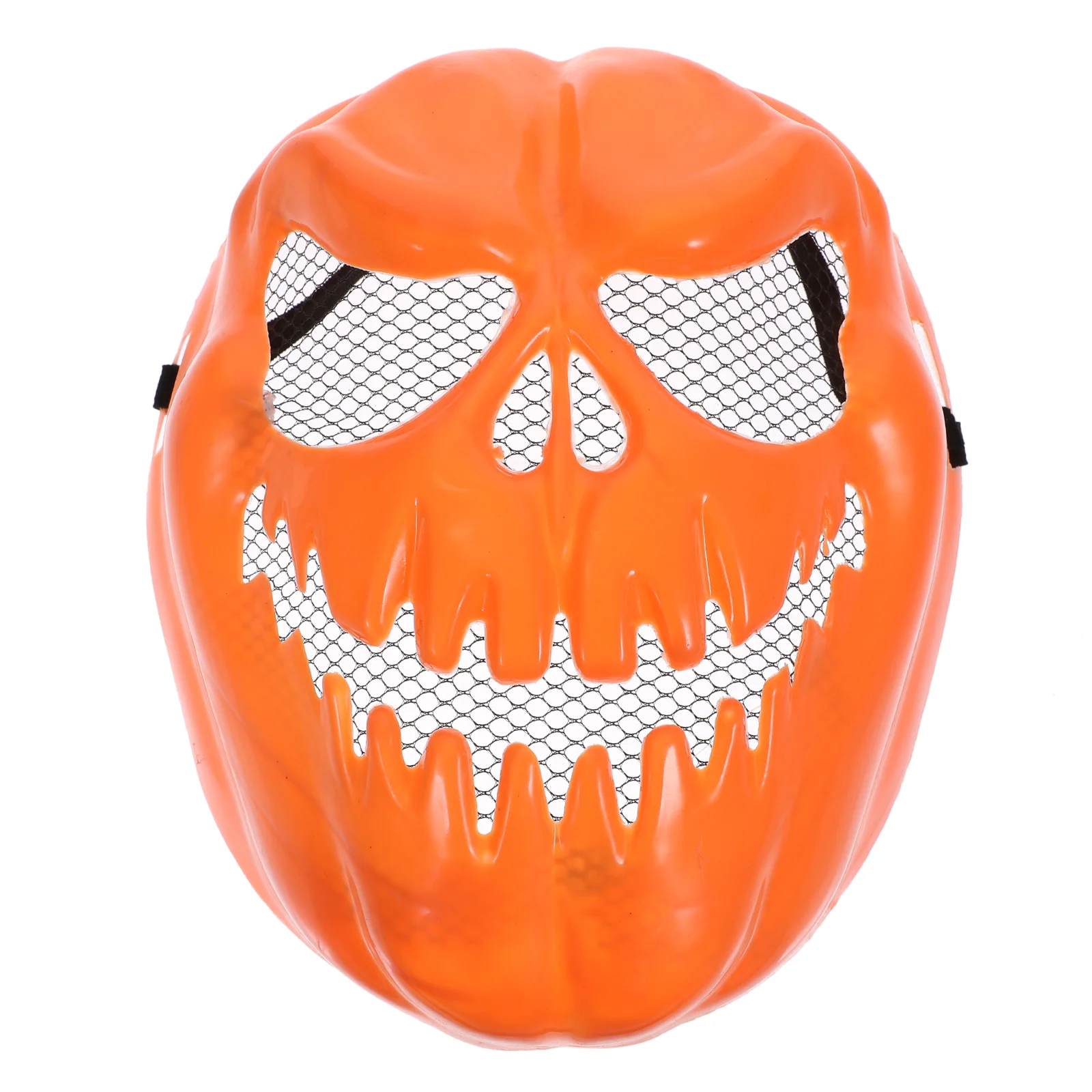 

Halloween Horror Pumpkin Mask Scary Plastic Mask Fancy Dress Party Prop Terror Mask Cosplay Mask Prom Party Favor (Orange)