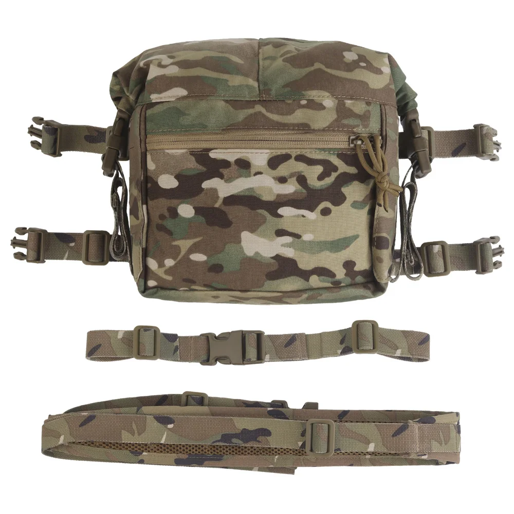Großvolumiger MOLLE-kompatibler Alpha-Erweiterungsrucksack für Brustgurte, taktische Ausrüstung, Jagd- und Outdoor-Abenteuerzubehör – Detail 12